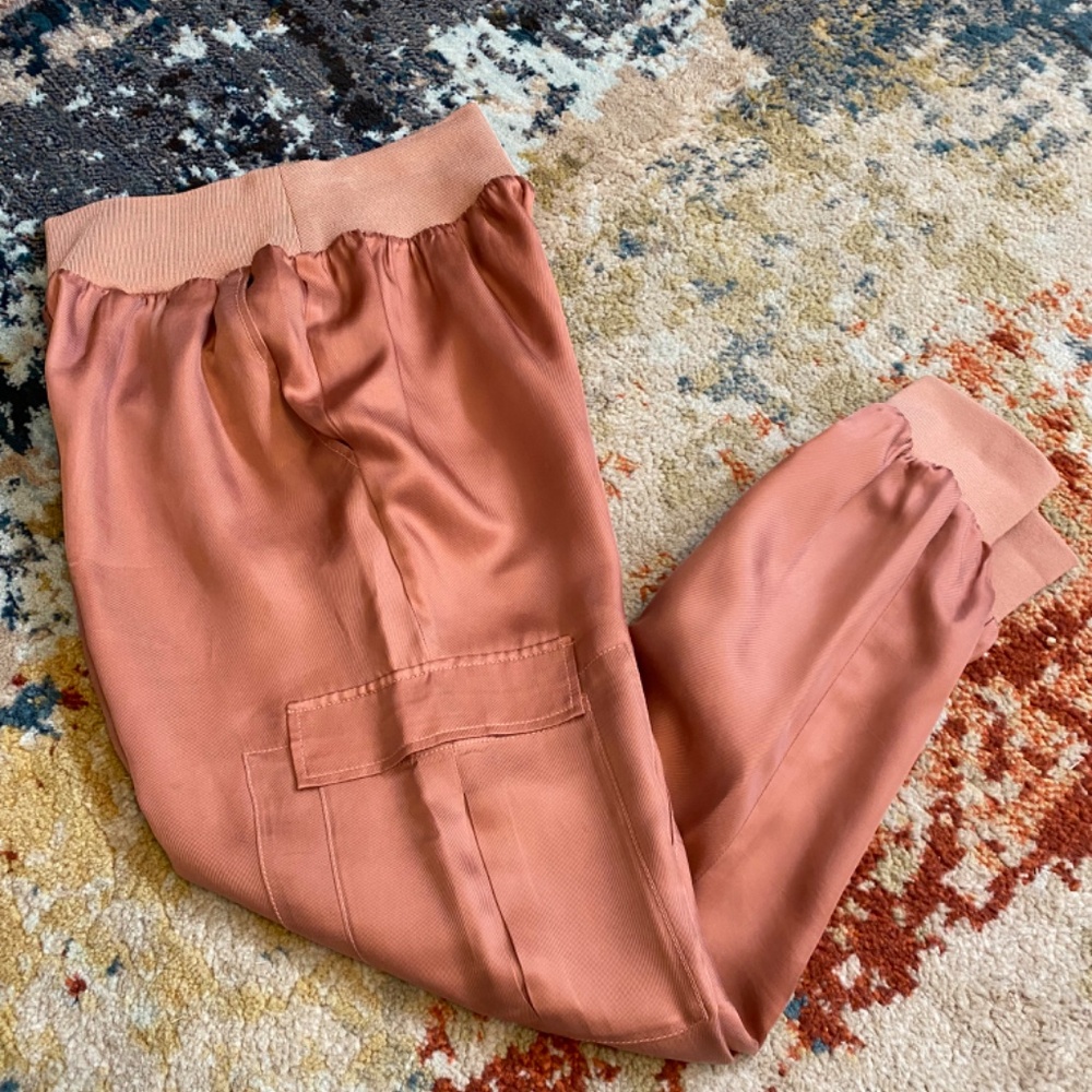 Satin Cargo Jogger, Small - Picture 5 of 8